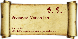 Vrabecz Veronika névjegykártya